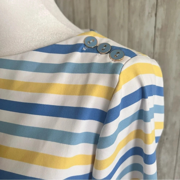 J McLaughlin Striped Top Stretchy - Picture 3 of 4